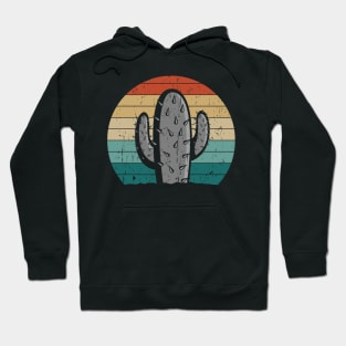 Retro Vintage Cactus Gift Hoodie